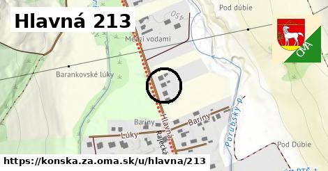 Hlavná 213, Konská, okres ZA