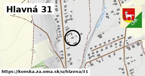 Hlavná 31, Konská, okres ZA