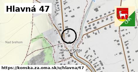 Hlavná 47, Konská, okres ZA