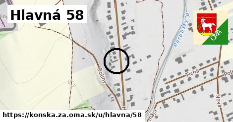 Hlavná 58, Konská, okres ZA