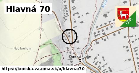Hlavná 70, Konská, okres ZA