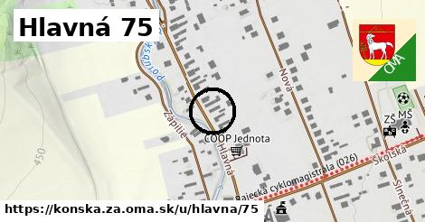 Hlavná 75, Konská, okres ZA