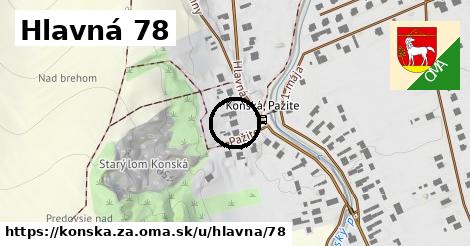 Hlavná 78, Konská, okres ZA