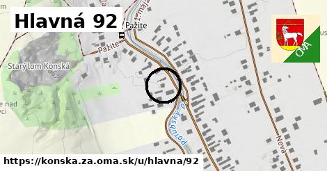 Hlavná 92, Konská, okres ZA