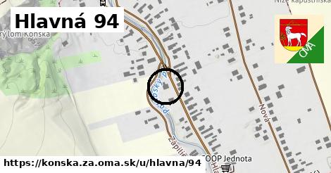 Hlavná 94, Konská, okres ZA