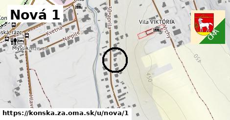 Nová 1, Konská, okres ZA
