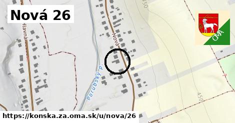Nová 26, Konská, okres ZA