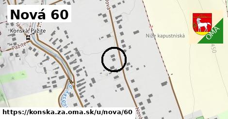 Nová 60, Konská, okres ZA