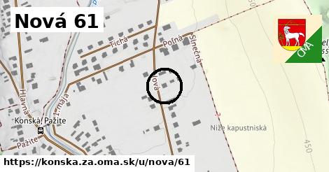 Nová 61, Konská, okres ZA