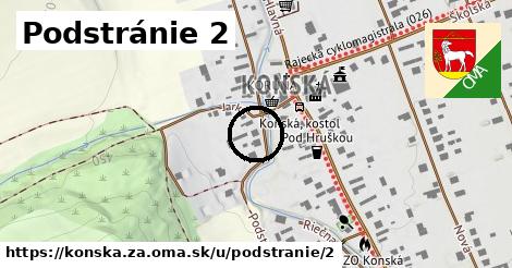 Podstránie 2, Konská, okres ZA