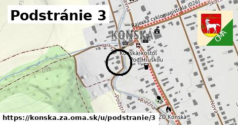 Podstránie 3, Konská, okres ZA