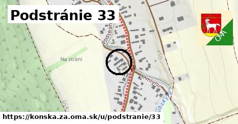 Podstránie 33, Konská, okres ZA