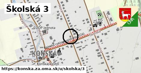 Školská 3, Konská, okres ZA