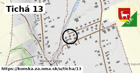Tichá 13, Konská, okres ZA