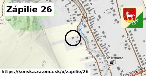 Zápilie 26, Konská, okres ZA