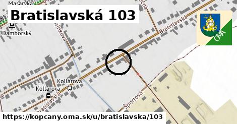 Bratislavská 103, Kopčany