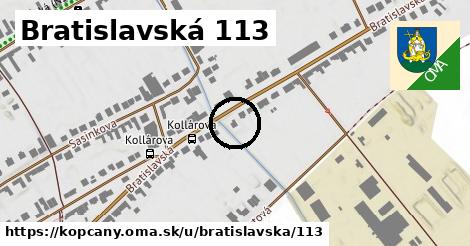 Bratislavská 113, Kopčany