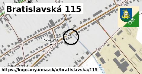 Bratislavská 115, Kopčany