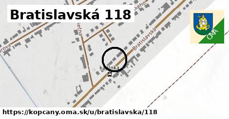 Bratislavská 118, Kopčany