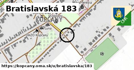 Bratislavská 183, Kopčany