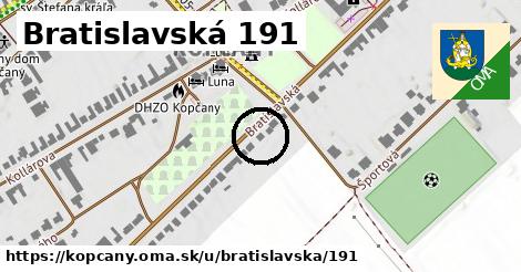 Bratislavská 191, Kopčany