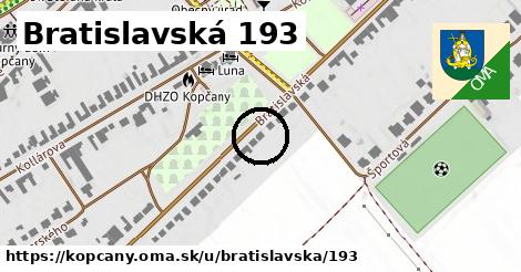 Bratislavská 193, Kopčany