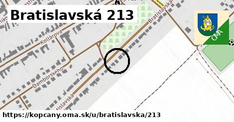 Bratislavská 213, Kopčany