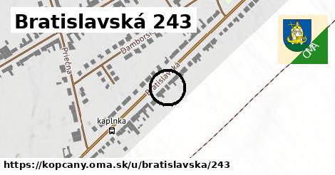 Bratislavská 243, Kopčany