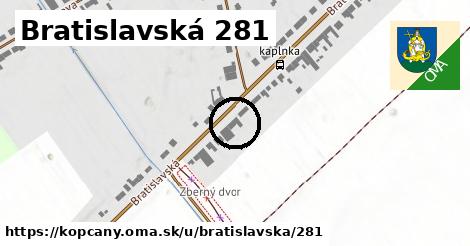 Bratislavská 281, Kopčany