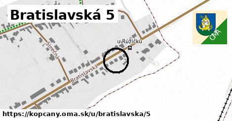 Bratislavská 5, Kopčany