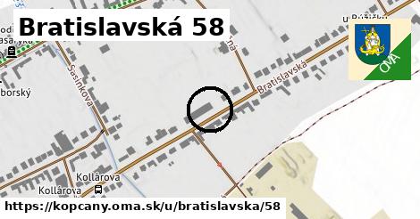 Bratislavská 58, Kopčany
