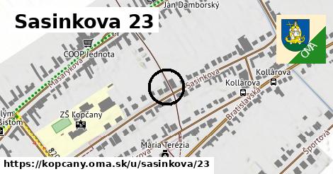 Sasinkova 23, Kopčany