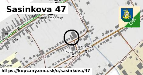 Sasinkova 47, Kopčany