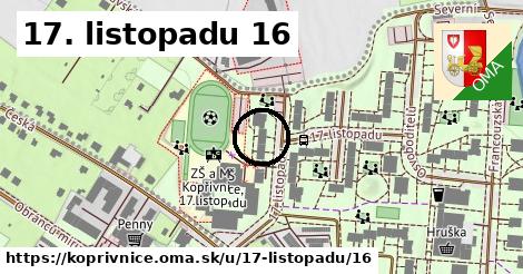 17. listopadu 16, Kopřivnice