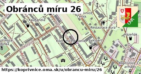 Obránců míru 26, Kopřivnice