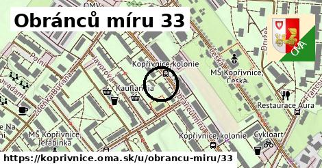 Obránců míru 33, Kopřivnice