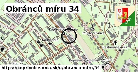 Obránců míru 34, Kopřivnice