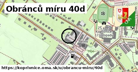 Obránců míru 40d, Kopřivnice