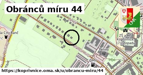 Obránců míru 44, Kopřivnice