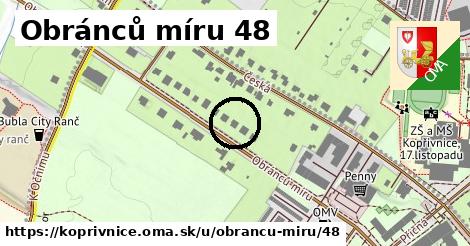 Obránců míru 48, Kopřivnice