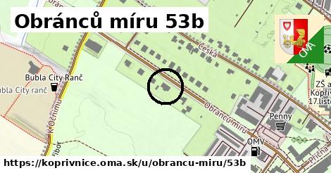 Obránců míru 53b, Kopřivnice