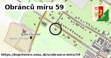 Obránců míru 59, Kopřivnice