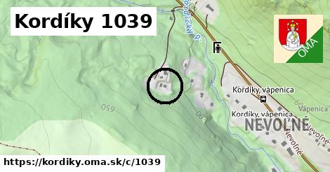 Kordíky <span class="supisne">1039</span>