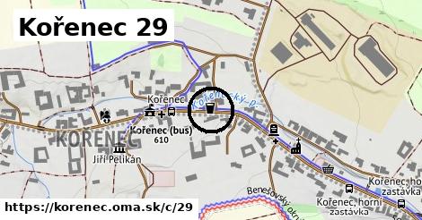 Kořenec <span class="supisne">29</span>