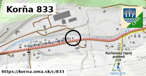 Korňa <span class="supisne">833</span>