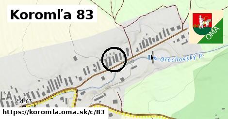 Koromľa <span class="supisne">83</span>