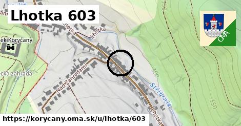 Lhotka 603, Koryčany