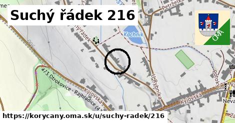 Suchý řádek 216, Koryčany