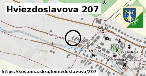 Hviezdoslavova 207, Koš