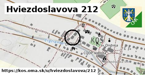 Hviezdoslavova 212, Koš